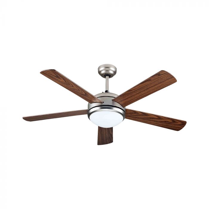 LED CEILING FAN WITH RF CONTROL/5 MDF DOUBLE COLOR BLADES/AC MOTOR 60W 1500lm 3in1 CCT 52"(132CM) 3 SPEED