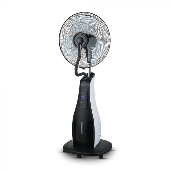 LED MIST FAN WITH REMOTE CONTROL/ROUND BASE/3 BLADES 17" 80W