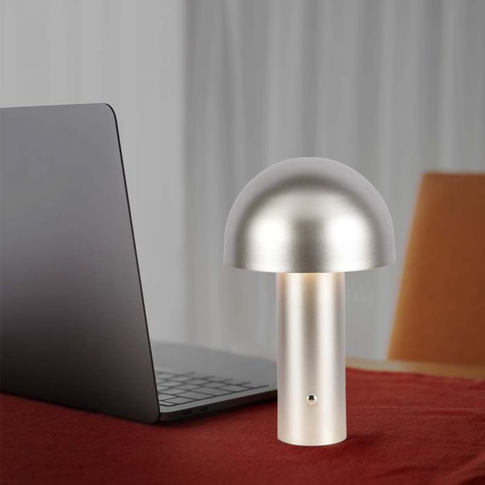 LED TABLE LAMP1800mAH BATTERY 3W 3IN1 200lm 150x250mm CHAMPAGNE GOLD TOUCH DIMMING