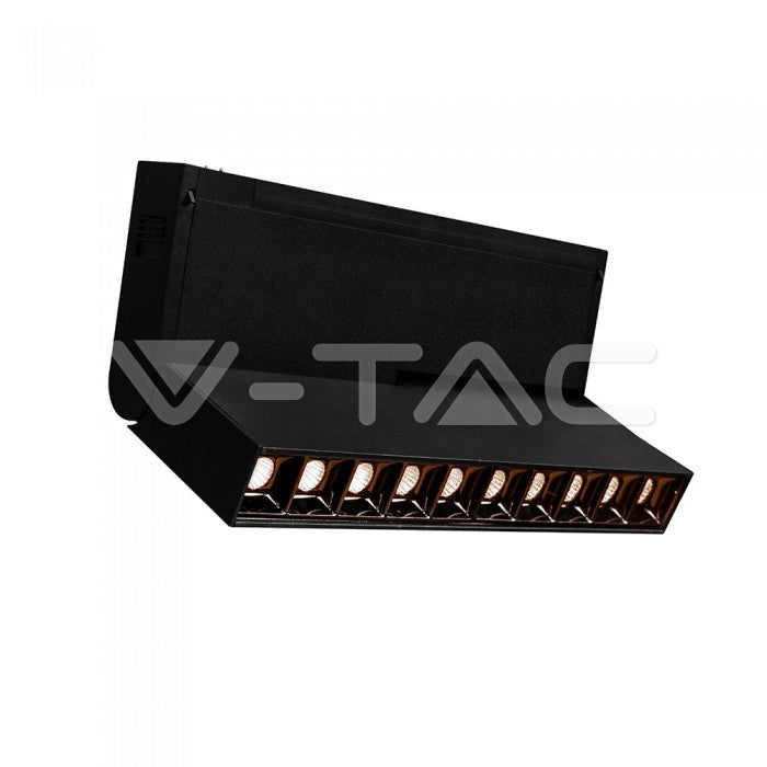 LED MAGNETIC LINEAR SPOTLIGHT 10X2W 1200lm DL 30° 270X35X180 24V BLACK