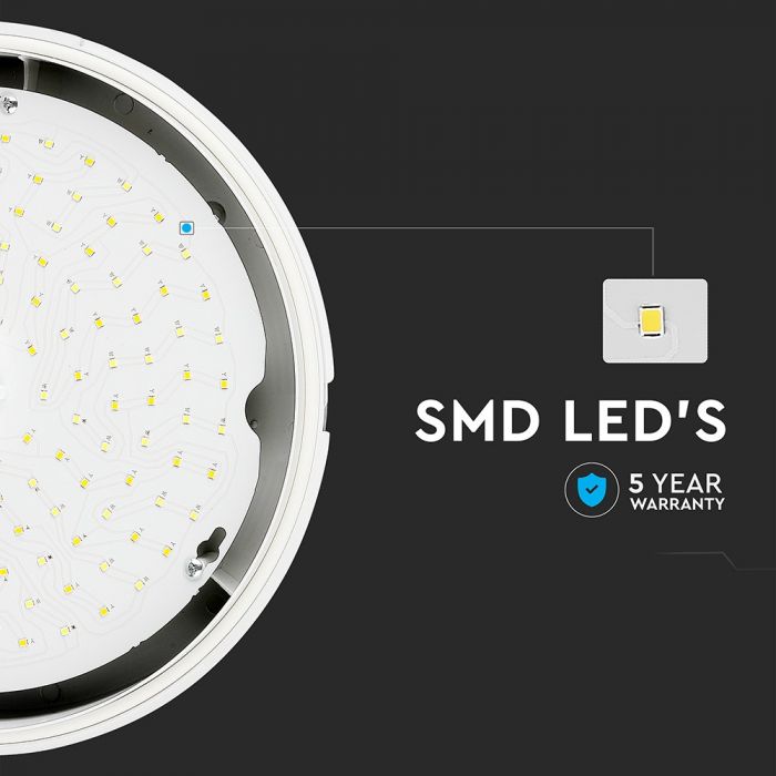 LED DOME LIGHT ROUND 15W 120° 1200lm DL 320X100 SAMSUNG CHIP IP65