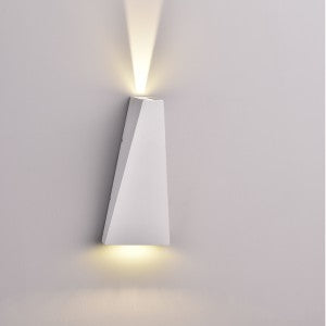 LED WALL LIGHT ALUMINIUM 4W WW 450lm 120° 90X200X90 WHITE IP65