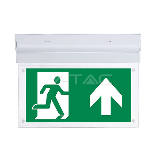 LED WALL - CEILING MOUNT EMERGENCY EXIT LIGHT 16 SMD 2W 160lm CW