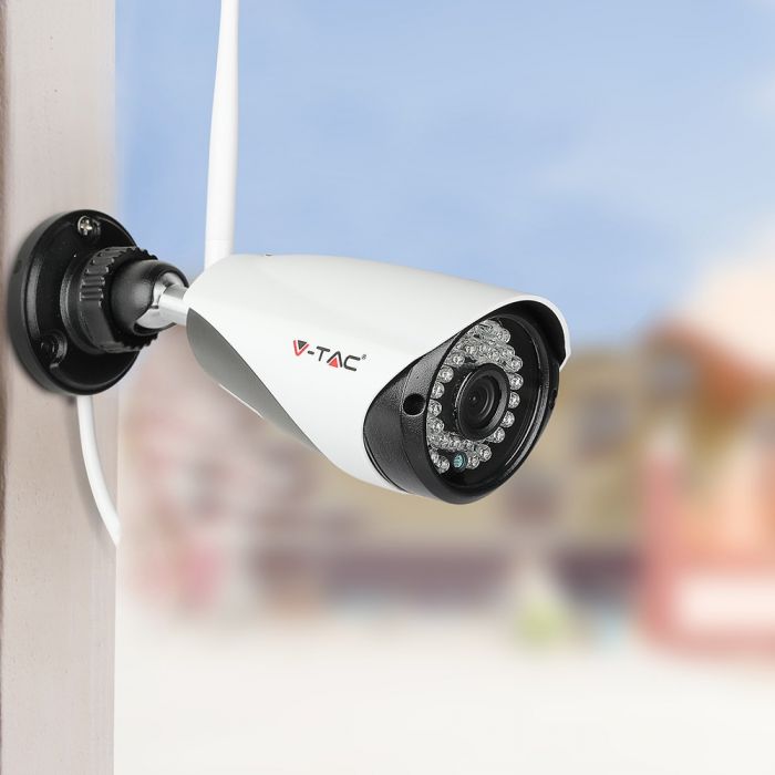 WIRELESS SECURITY SYSTEM NVR CAMERA 1080P 4CH FULL SET (4 CAMERAS)