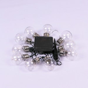 LED SOLAR STRING LIGHT 1W WW 100lm 300° 2M 10BULBS IP54 PC