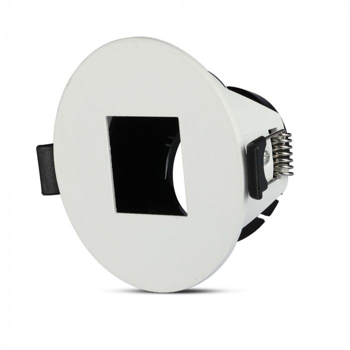 LED BRACKET GU10 SQUARE WHITE/BLACK ALUMINIUM+PC 83X41 (75)