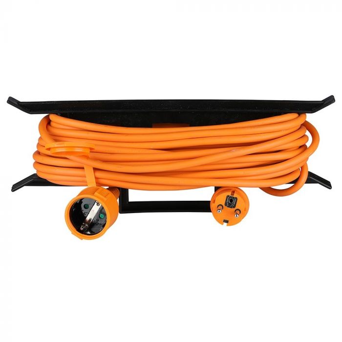 EXTENSION CABLE (3G1.5MMX15M) 1 WAY 16A IP44 ORANGE & BLACK