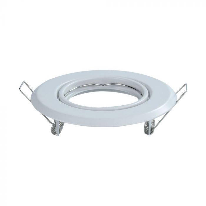 LED BRACKET GU10 ROUND MOVABLE WHITE 93 (70) 2PCS/BOX