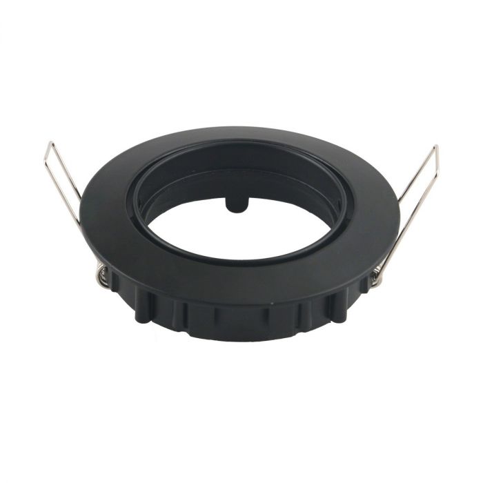 LED BRACKET GU10 ROUND MOVABLE BLACK 82 (75)