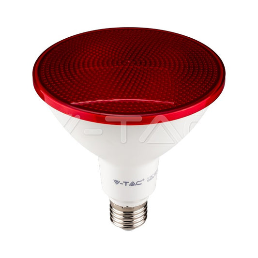 LED E27 PAR38 LAMP 17W RED 1300lm 100°132x120mm IP65