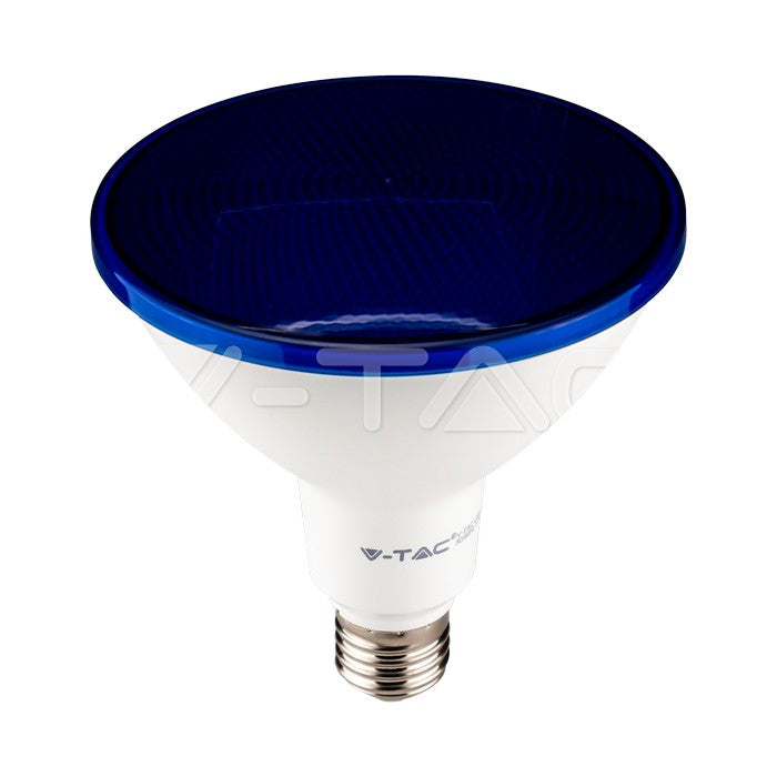 LED E27 PAR38 LAMP 17W BLUE 1300lm 100°132x120mm IP65