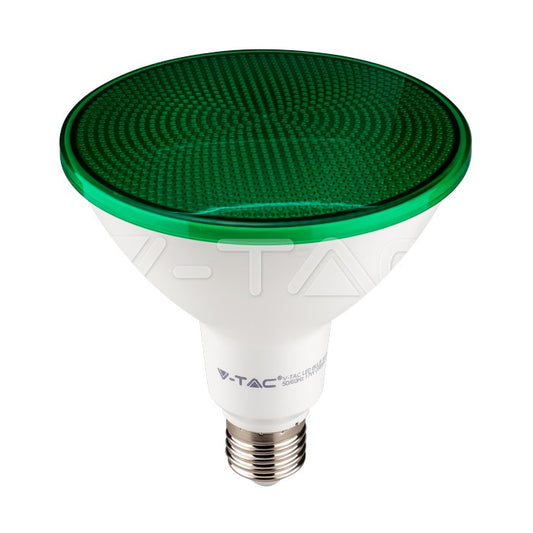 LED E27 PAR38 LAMP 17W GREEN 1300lm 100°132x120mm IP65