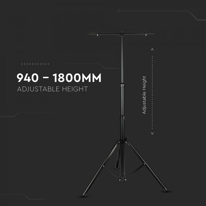 TRIPOD STAND FOR FLOODLIGHT BLACK