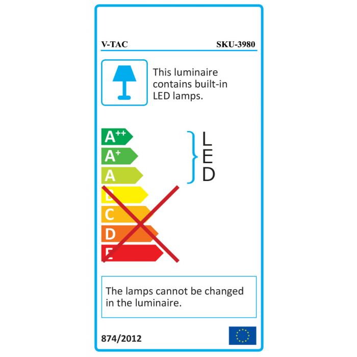 LED PENDANT SINGLE LONG DESIGNER HANGING 18W WW 1200lm 120° 125X420 PC WHITE TRIAC DIMMABLE A++