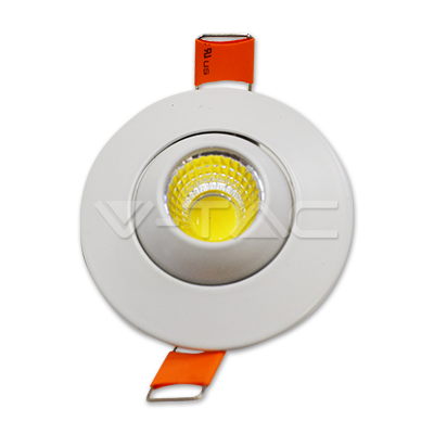 3W LED Downlight Adjustable Round White