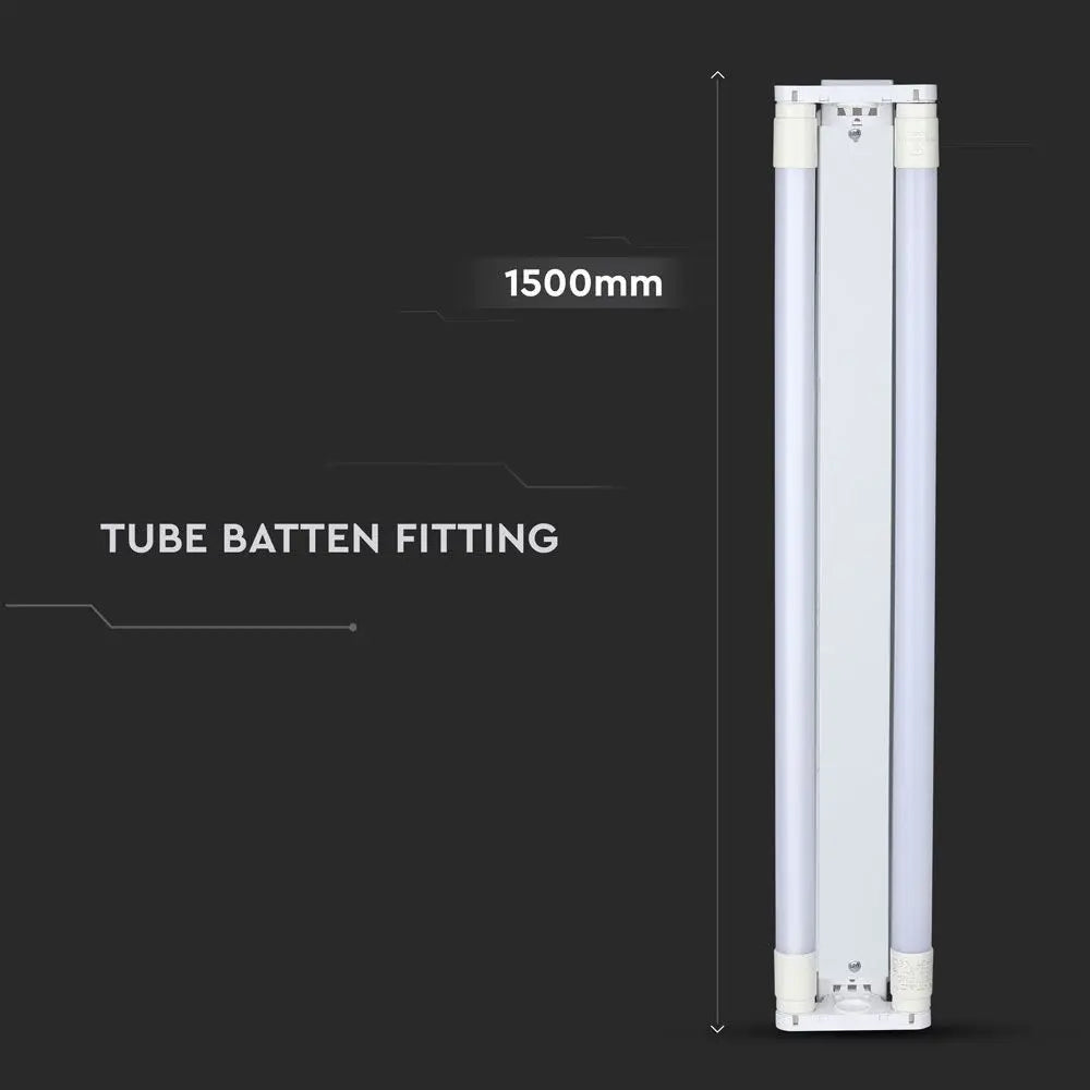 44W LED Double Batten Fitting SAMSUNG Chip 150cm 6400K