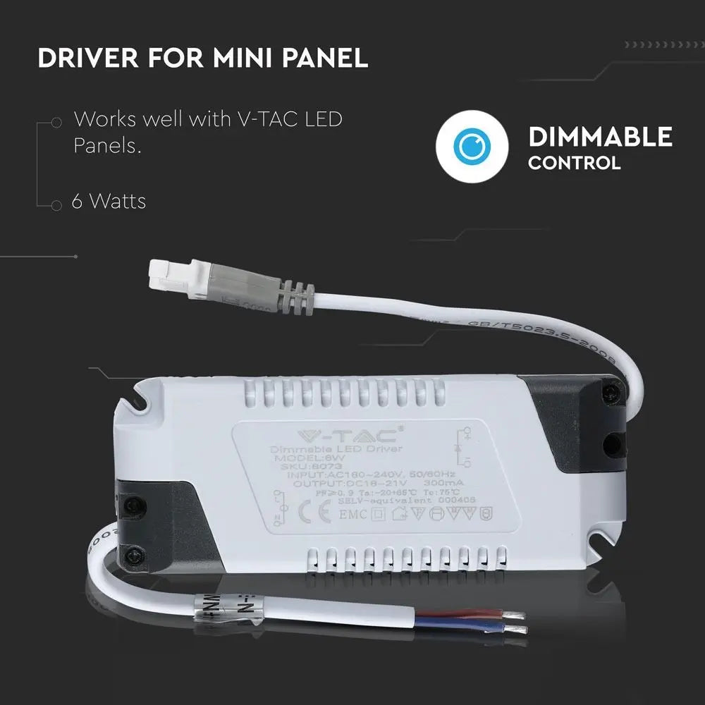 6W Dimmable Driver for VT-605